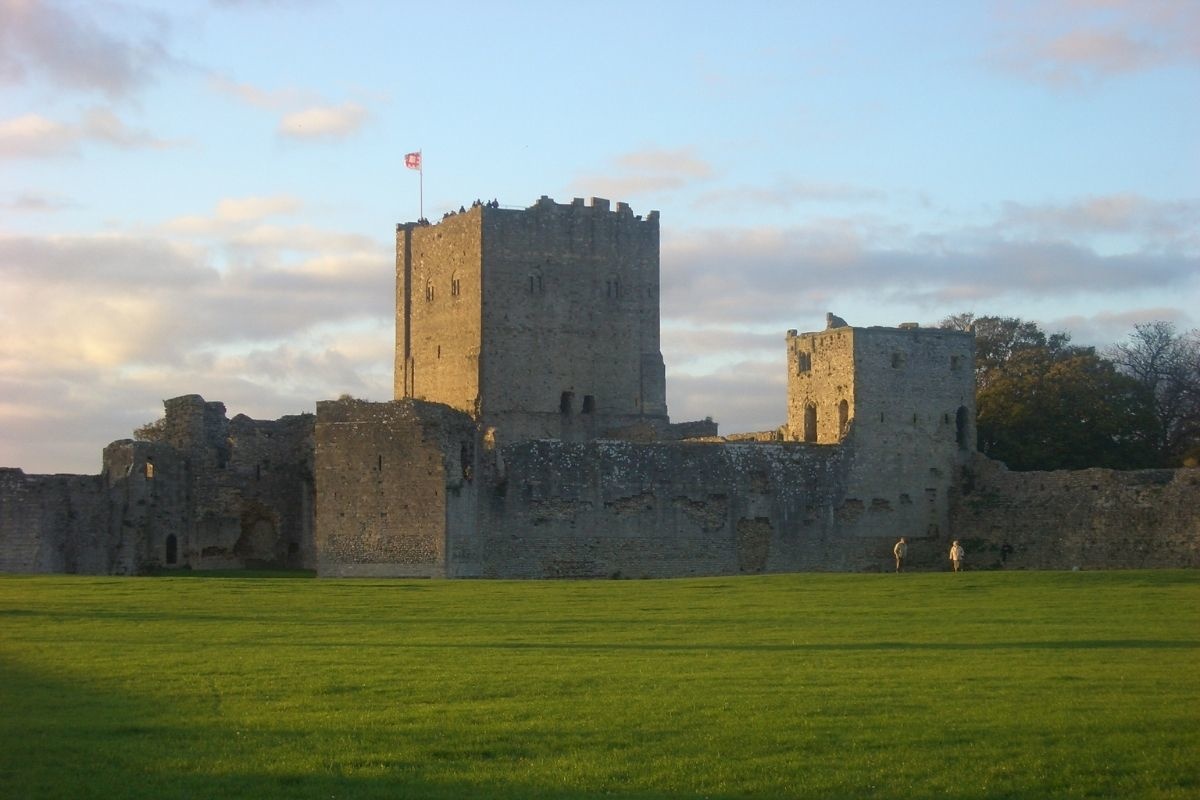 Portchester Castle.